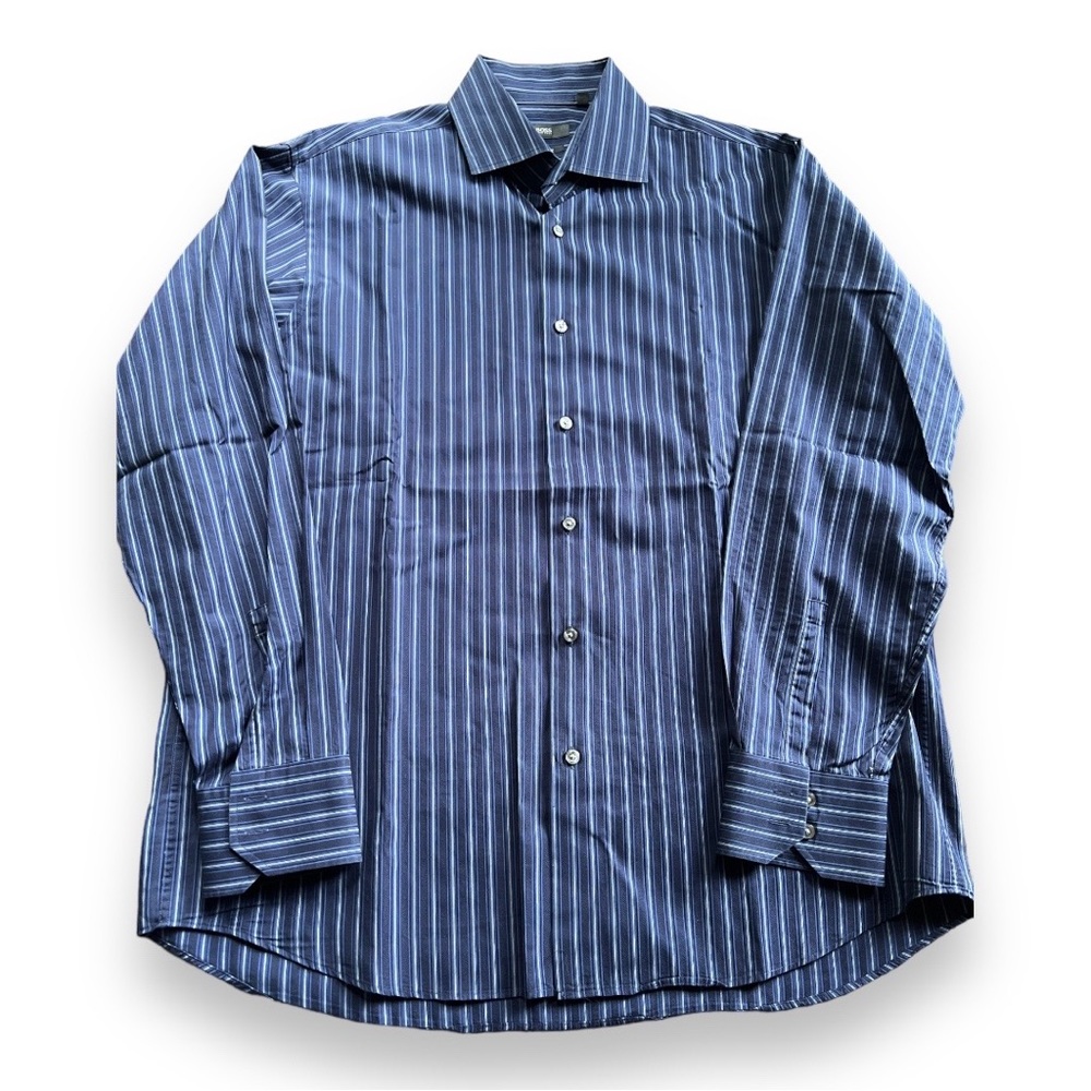 BOSS Hugo Boss Men’s Button Down Dress Shirt Size  17-34/35